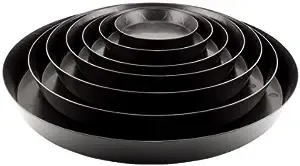 Gro Pro Heavy Duty Black Saucer - 18 in