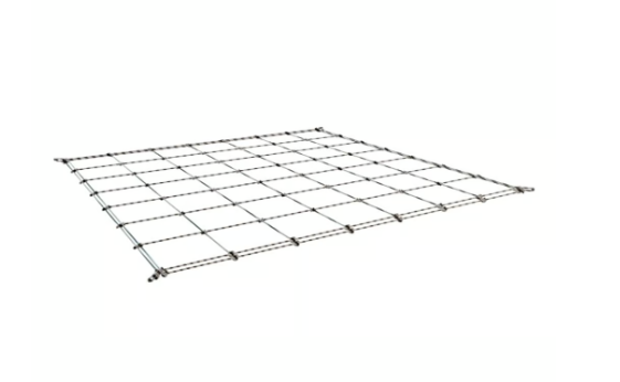 Grow1 Grow Tent Flexible Trellis Netting 3&#39;x 3&#39; Hole 4&quot;