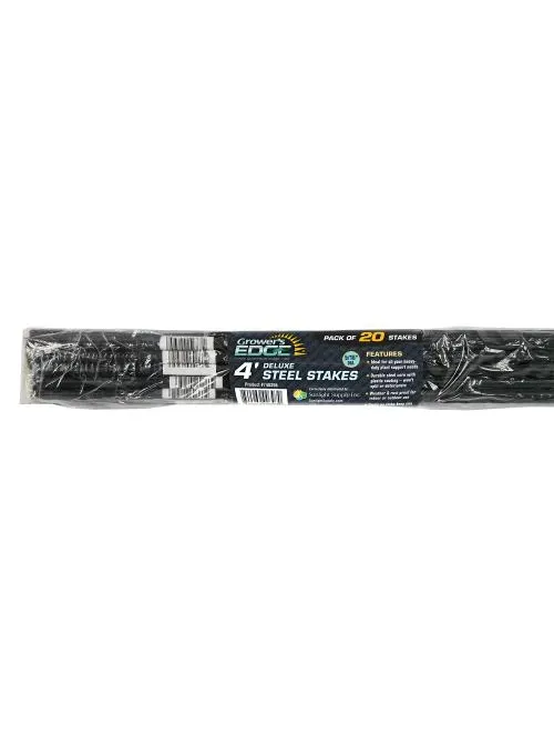 Grower&#39;s Edge Deluxe Steel Stake 5/16 in Diameter 4 ft (20/Bag)