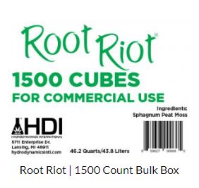 Root Riot 1500 count