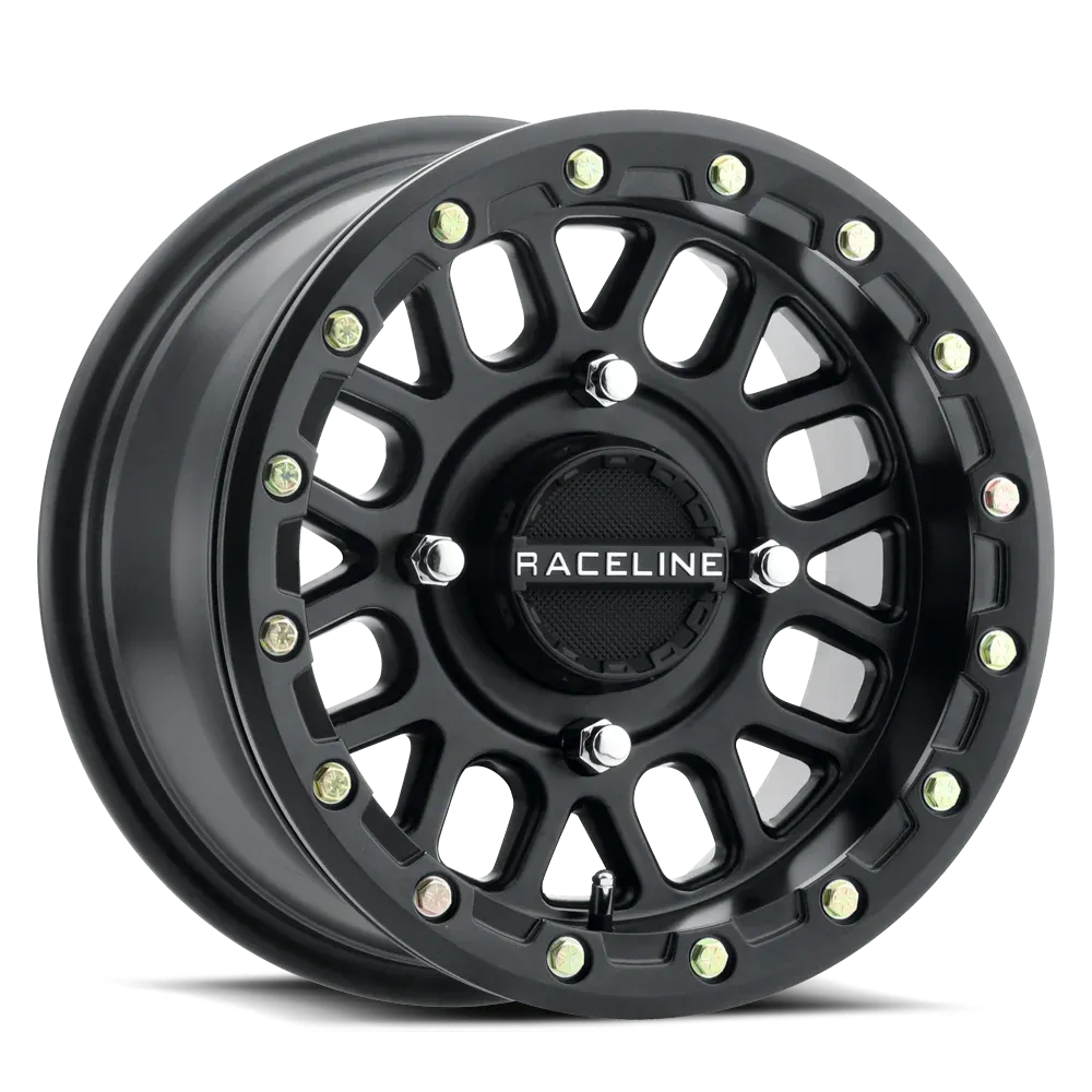 RACELINE PODIUM BDLK WHEEL 15X6 4/156 5+1 (+40MM) BLACK