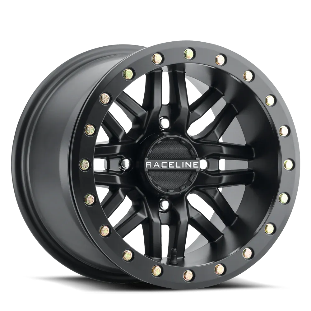 RACELINE RYNO BDLK WHEEL 15X7 4/156 5+2 (+10MM) BLACK