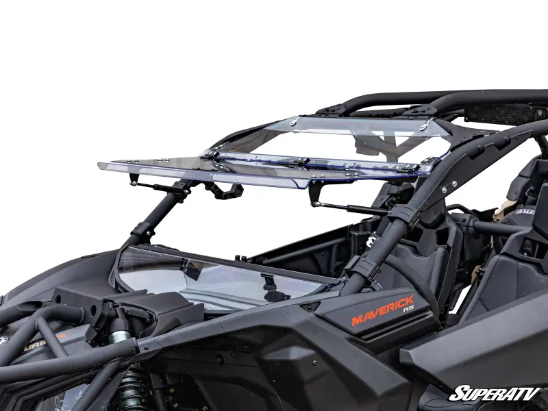 Super ATV CAN-AM MAVERICK X3 FLIP WINDSHIELD Scratch Resistant