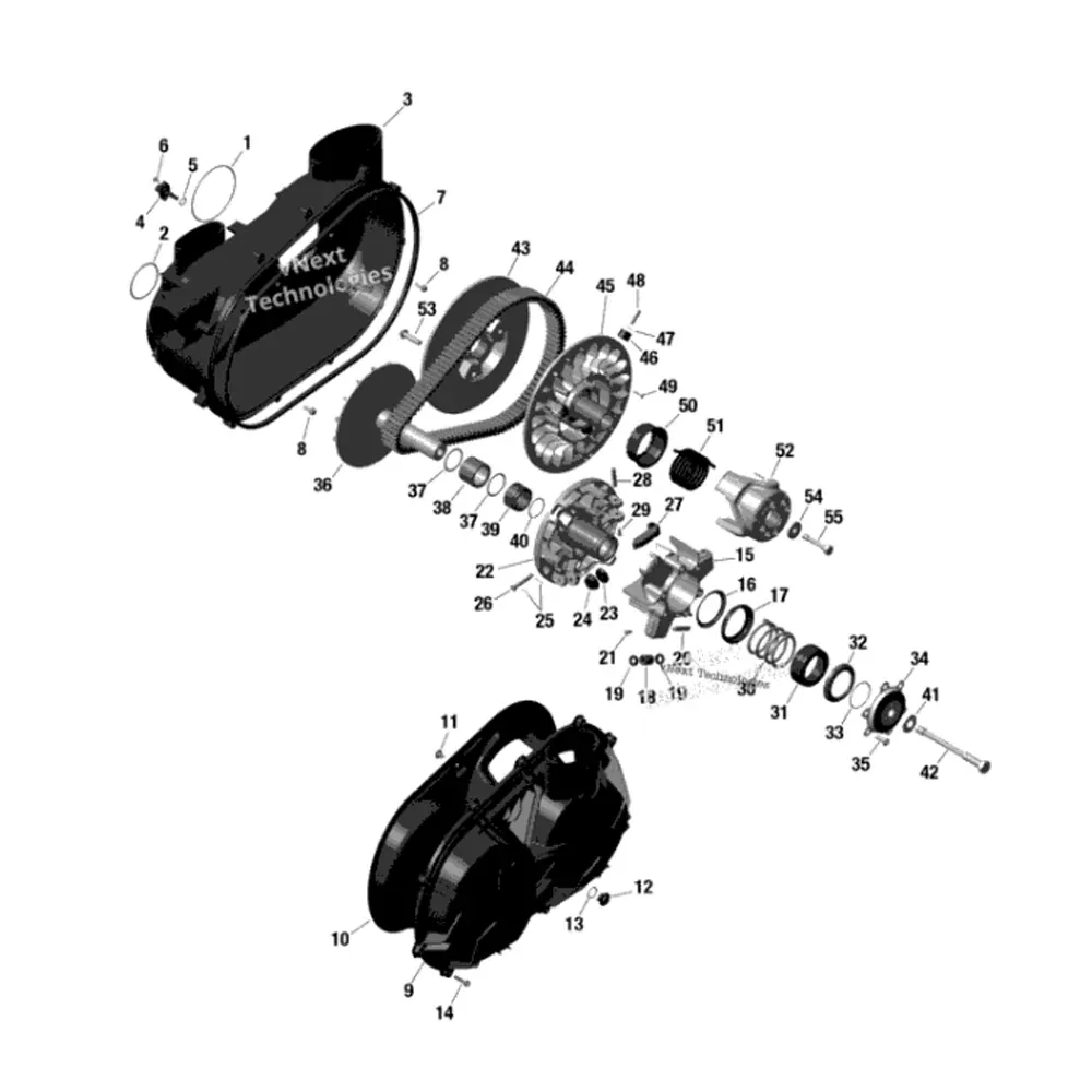 BRP P-Drive Clutch Outer Half 420280816