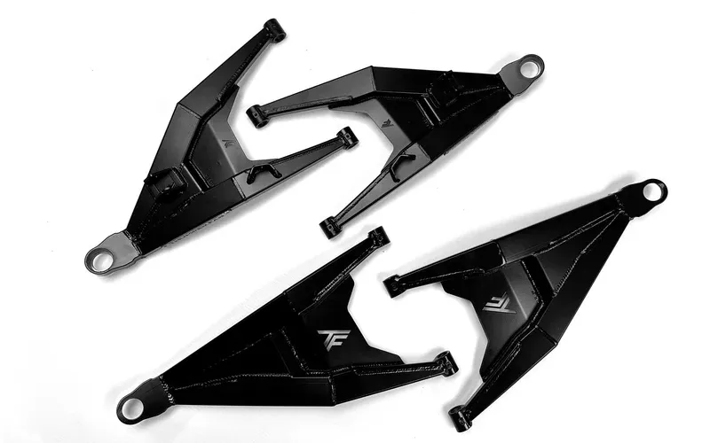 THUMPER FAB Defender Boxed Forward Control Arms (Cab / X MR / 65&quot; Models) (Black)