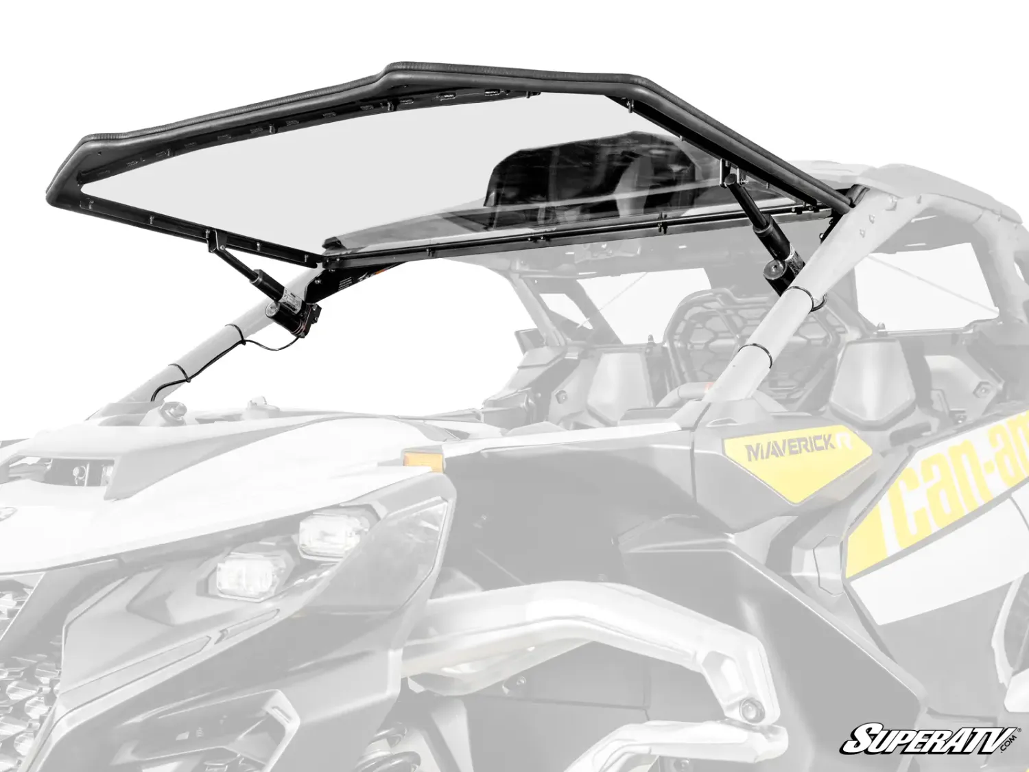 Super ATV Can-Am Maverick R MaxDrive Power Flip Windshield