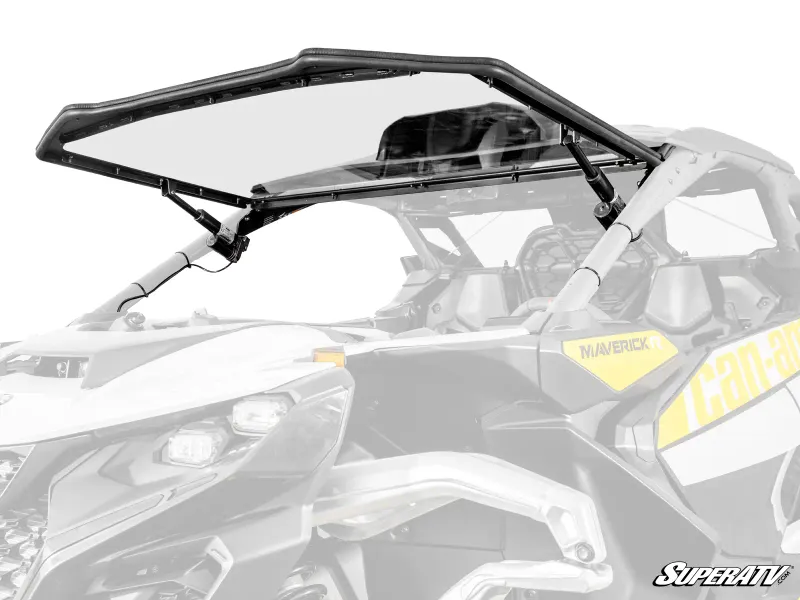 Super ATV Can-Am Maverick R MaxDrive Power Flip Windshield