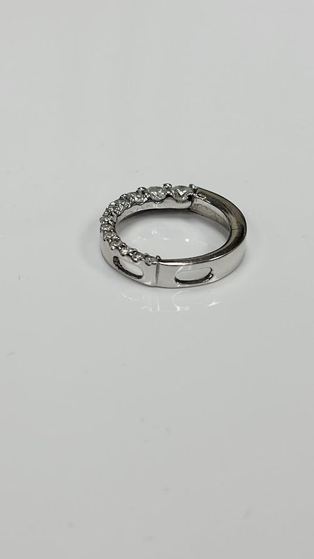 14KW Eternity Diamond Pendant, 0.54ctw