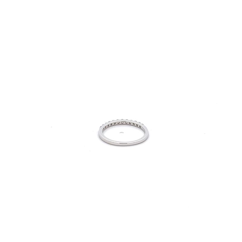 18kw .25ctw Dia Wedding Band, Size 5.5, 1.30g
