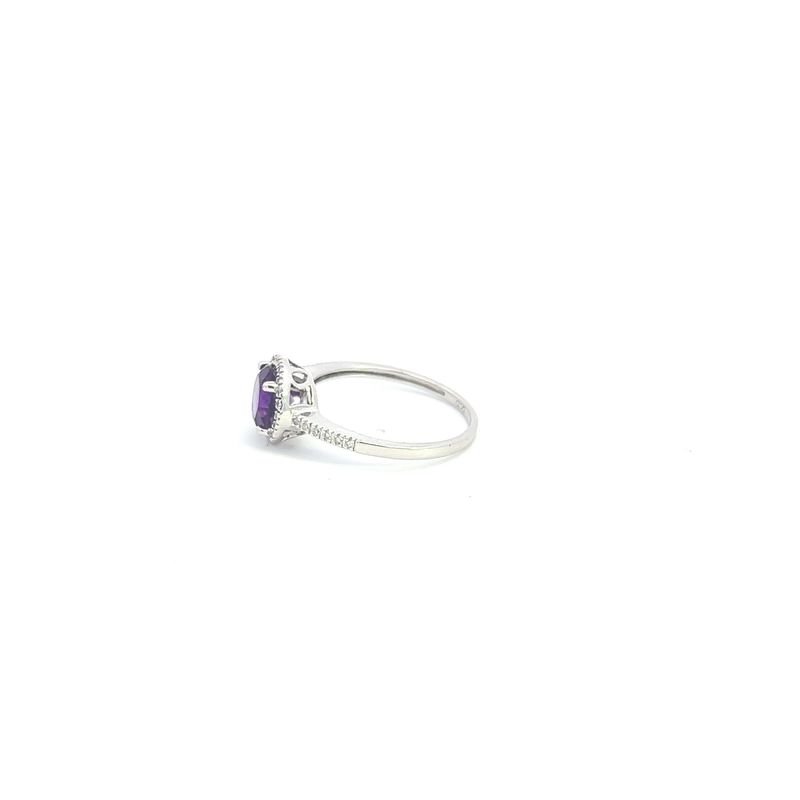 14KW 1.14ct Ame &amp; 0.14ctw Dia Ring Size 7