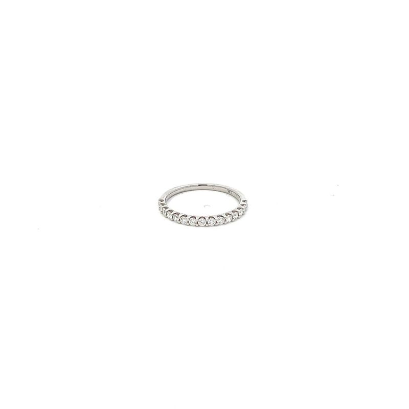 14kw .38ctw Dia Wedding Band, Size 6, 1.3g