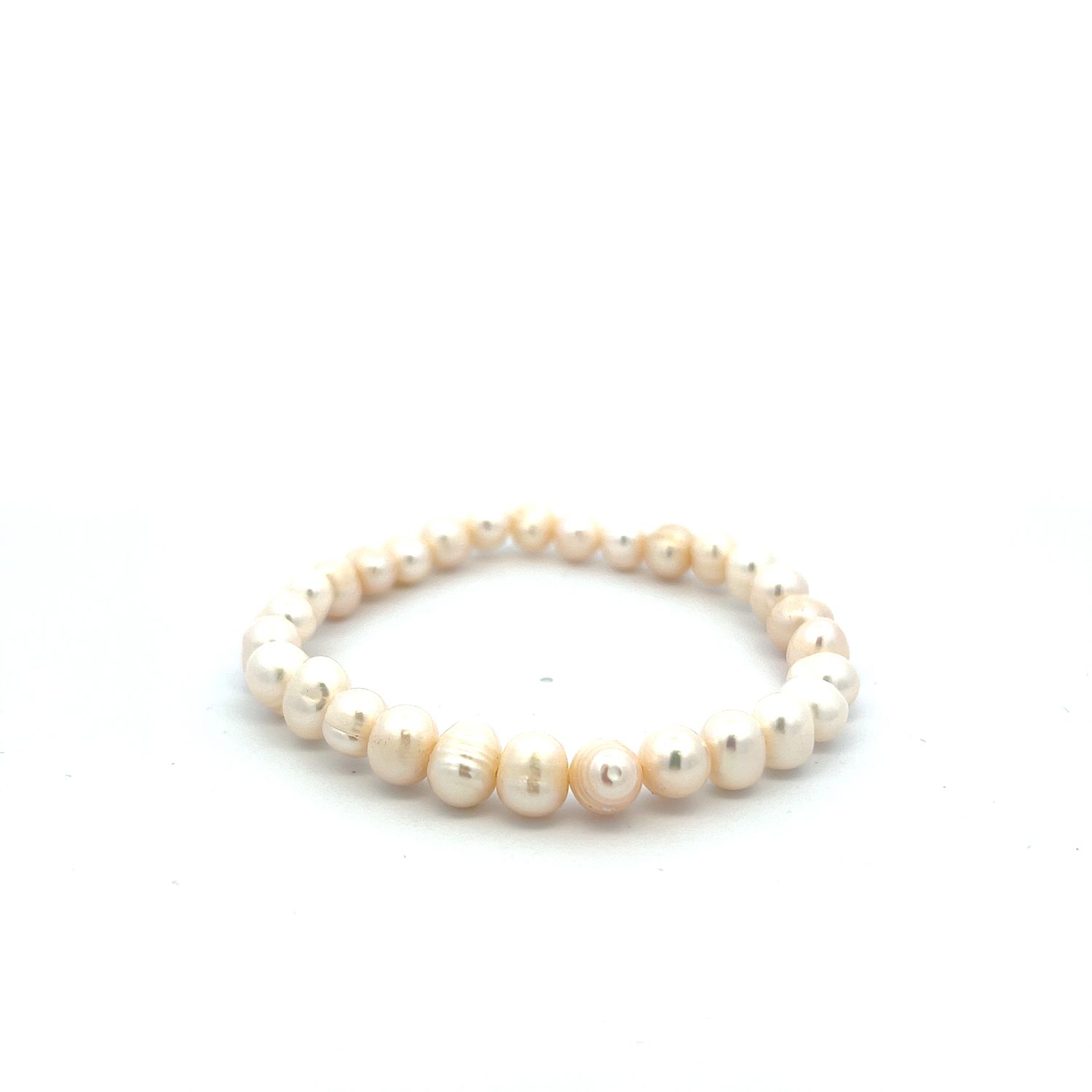 Elastic Fresh Water Pearl Bracelets
