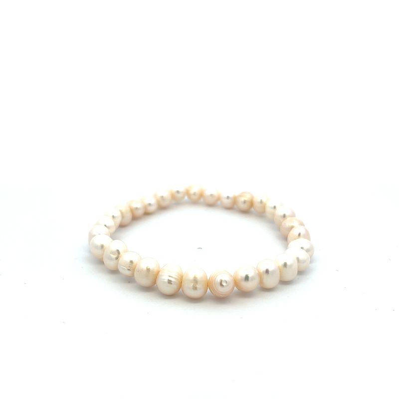 Elastic Fresh Water Pearl Bracelets