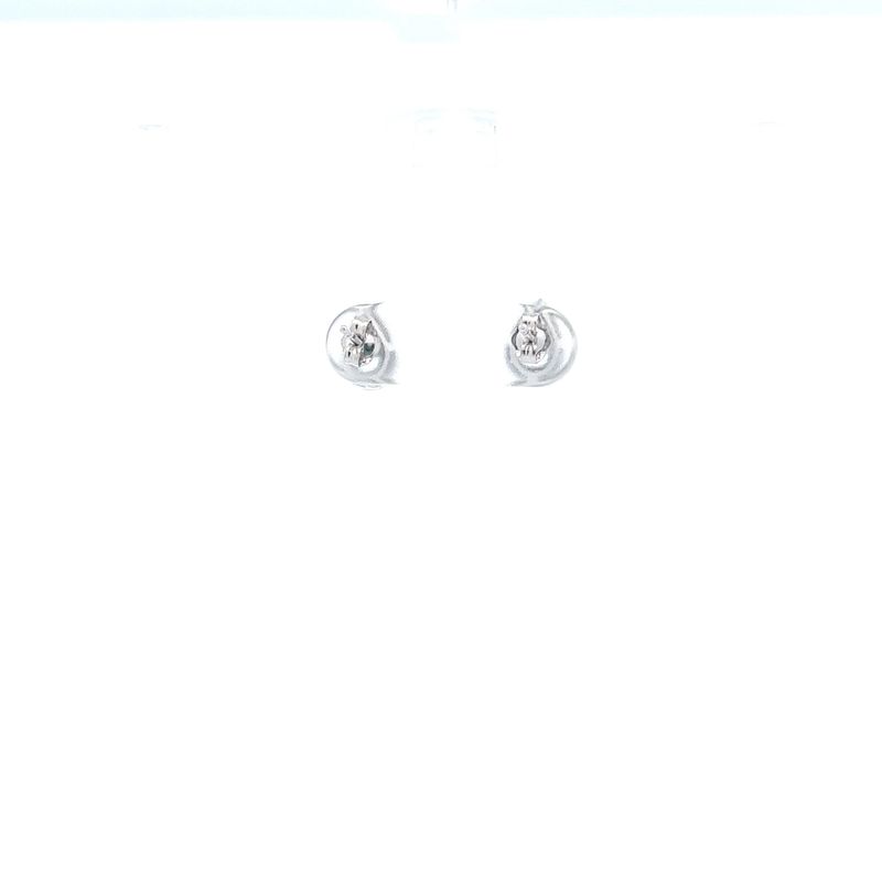 14KW 0.13ctw Dia 0.36ctw Aqua Raindrop Earrings