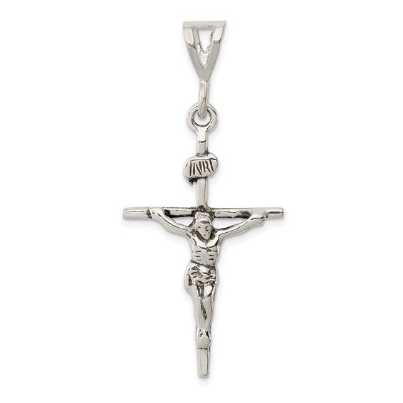 SS Antiqued Crucifix Charm