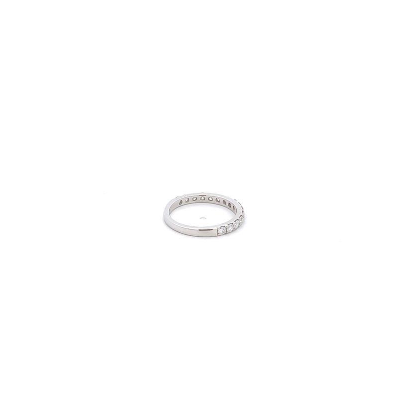 18kw .59ctw Dia Wedding Band, Size 5