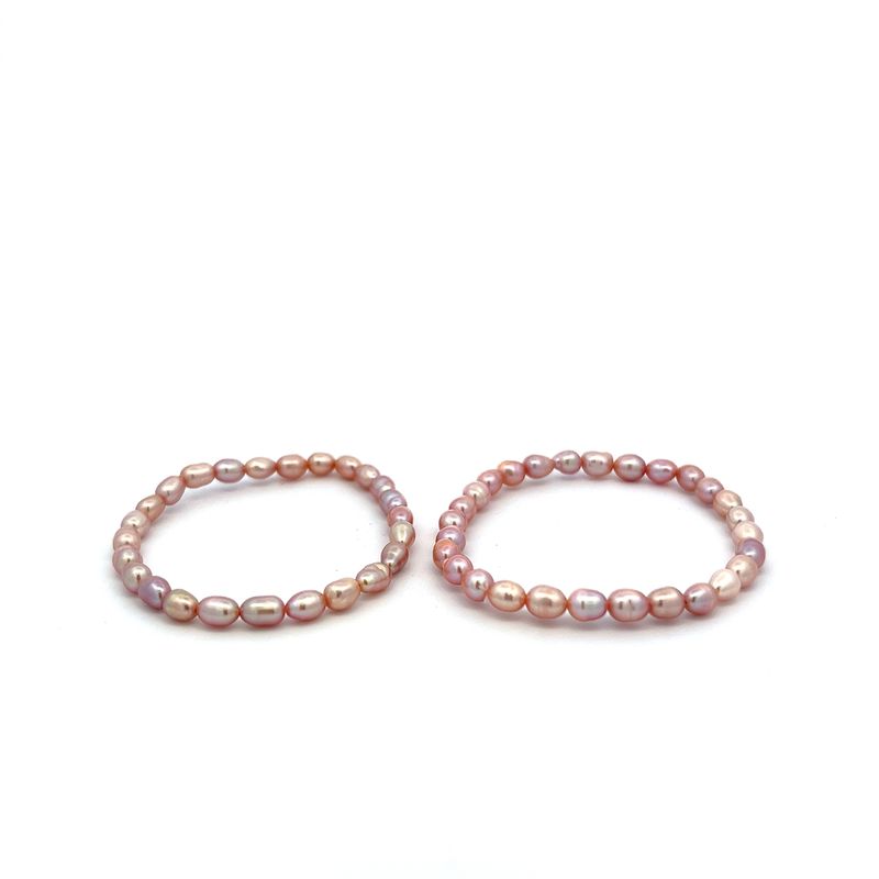 Kids Elastic Fresh Water Pearl Bracelet