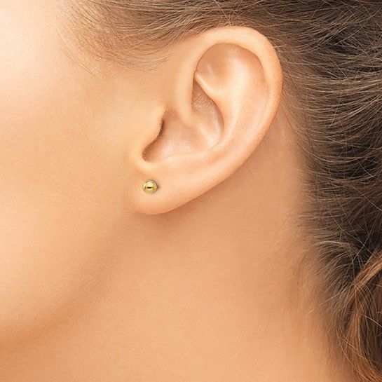 14k  4mm Ball Post Earrings