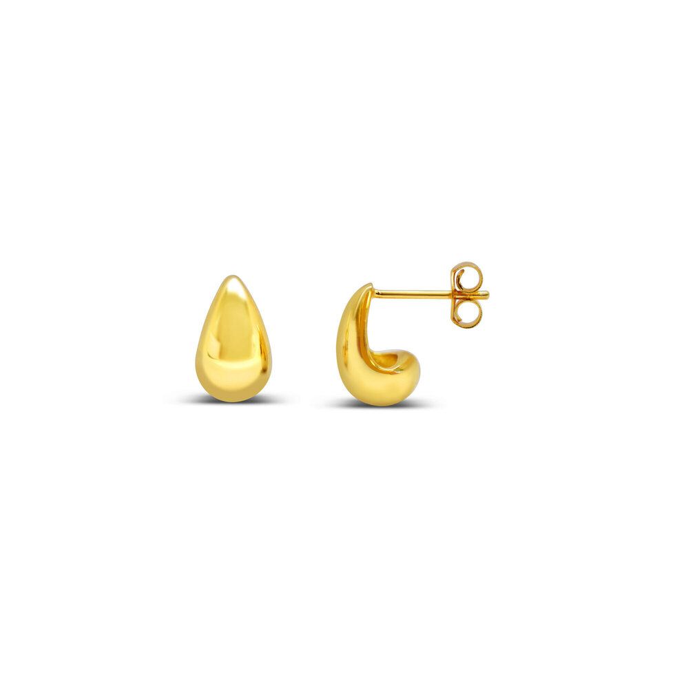 Plain Dewdrop Stud Earring