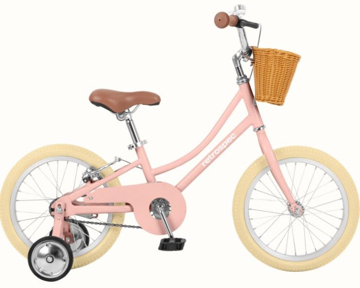 Beaumont Mini 16&quot; Kids&#39; Bike in Blush pink
