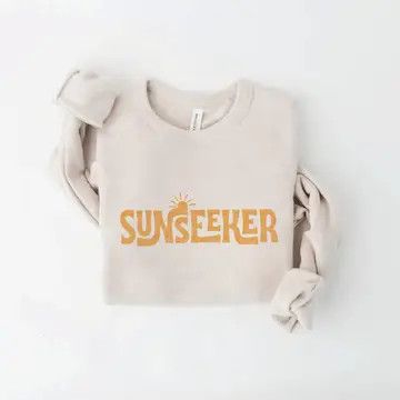 SUN SEEKER SWEATSHIRT HEATHER DUST, Size: S
