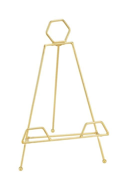 Tabletop Gold Metal Easel small