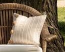 18X18 Hand Woven Outdoor Lenora Pillow