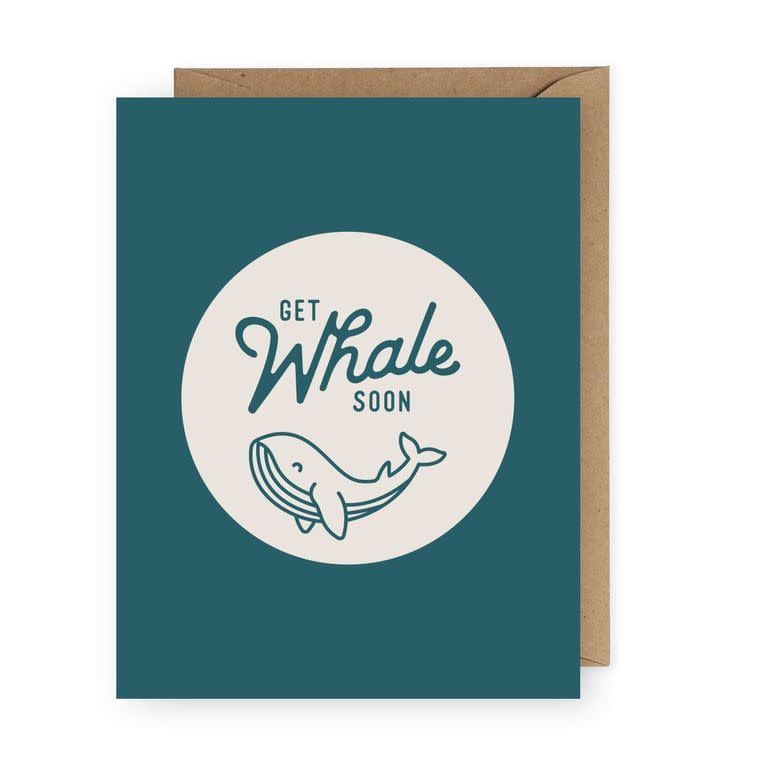 Get Whale Soon Greeting Card