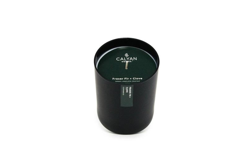 Fraser Fir/Clove - Matte Black Tumbler Soy Candle