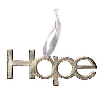 Hope Ornament Silver