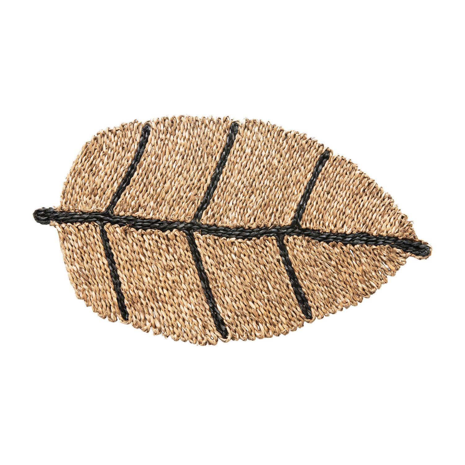 Seagrass Leaf Shaped Mat