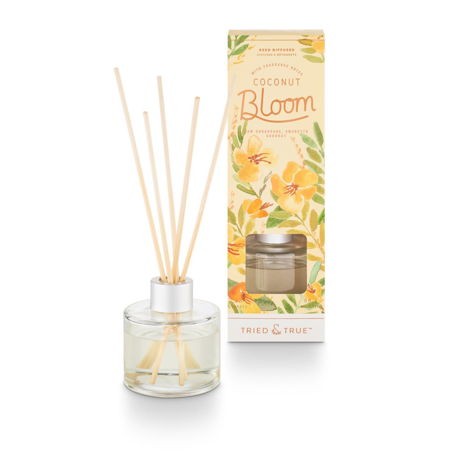 Tried &amp; True Coconut Bloom Reed Diffuser