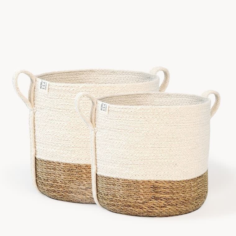 Savar Basket with Side Handle- large