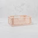 Desert Blush Tiny Folding Storage Crate