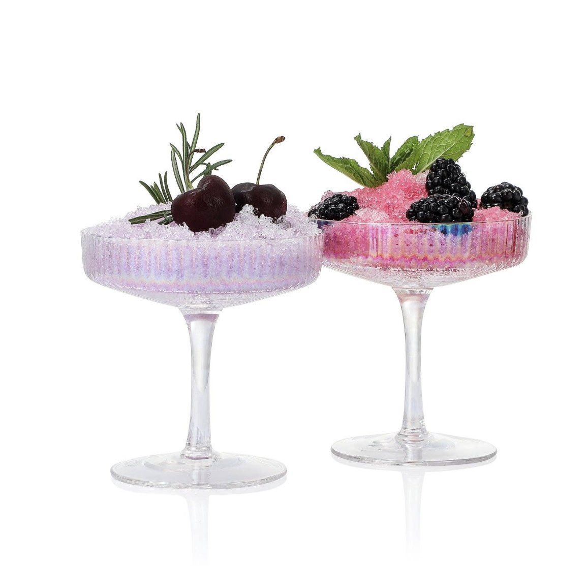 Iridescent Coupe Glass