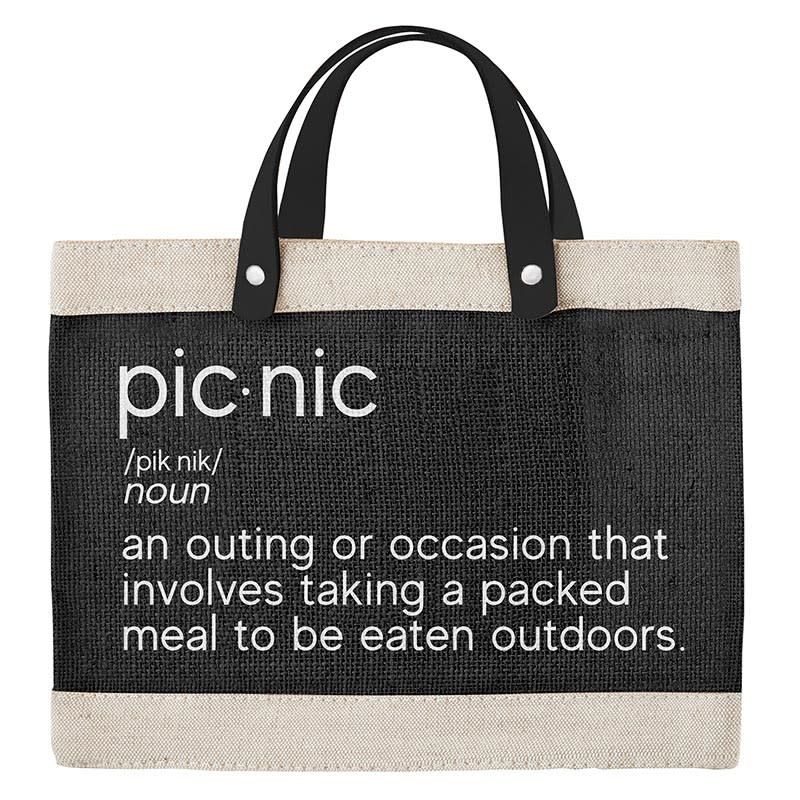 Blk Mini Market Tote-Picnic