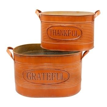 Orange Grateful Bucket