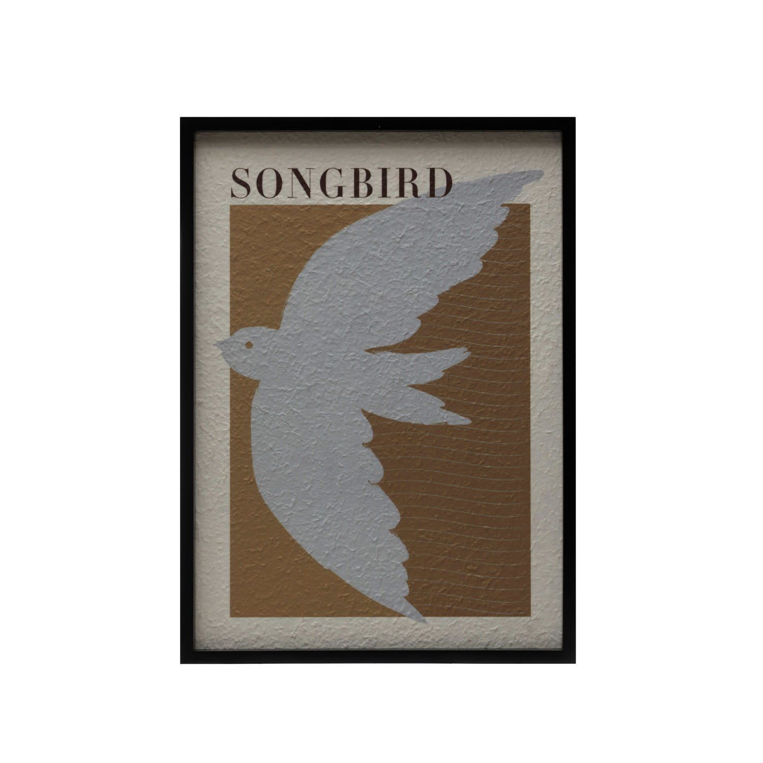 Wood Framed Wall Décor &quot;Songbird&quot;