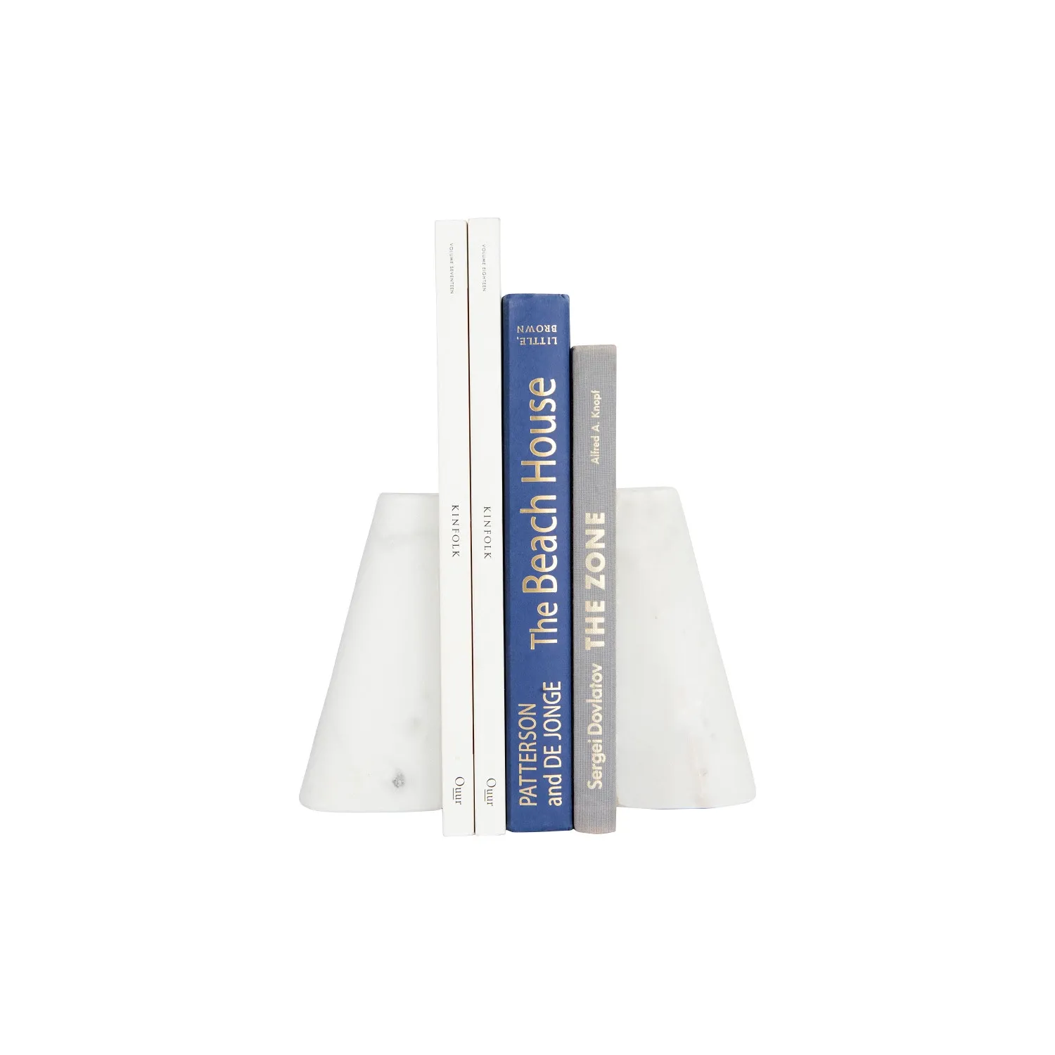 Marble Bookends, Set of 2