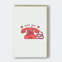 Miss You Phone Card