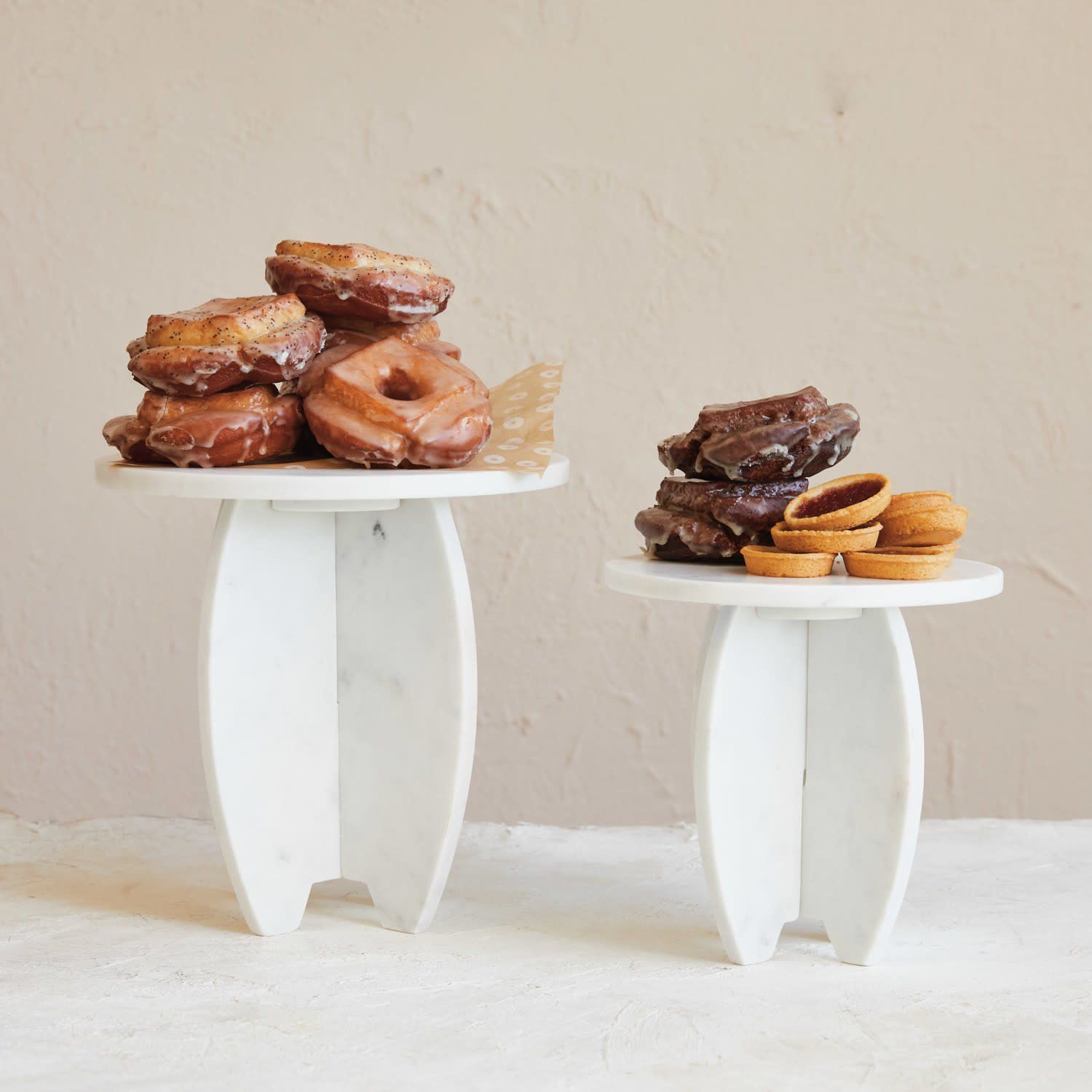 Marble Pedestal w/ Interlocking Base