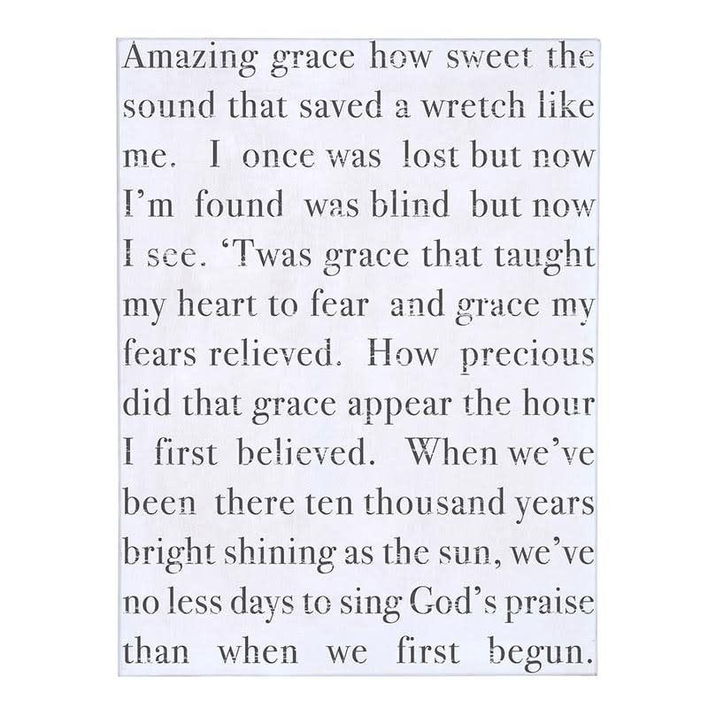 Amazing Grace- 22x29 Framed art