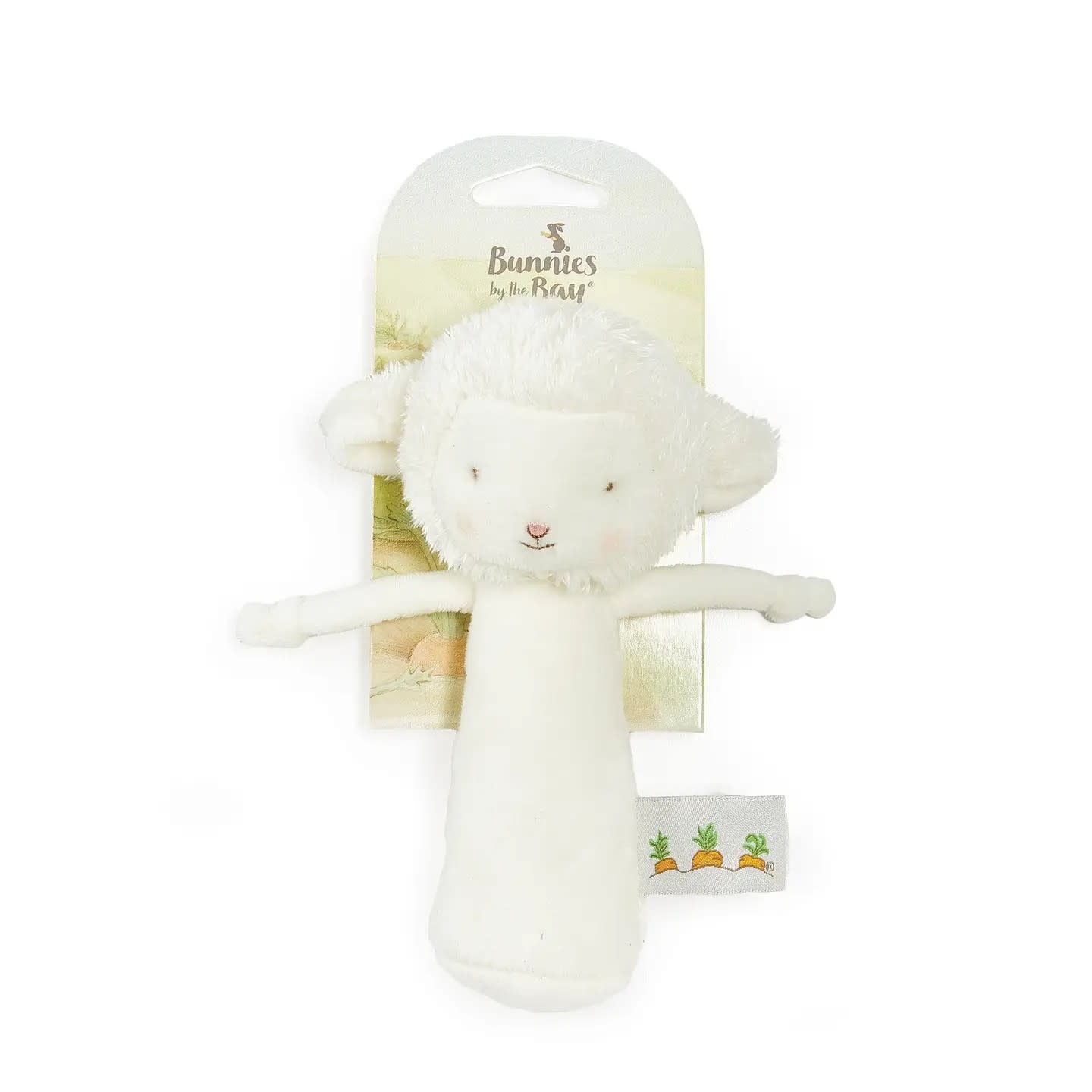 Friendly Chime Rattle - White lamb