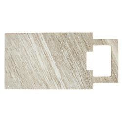 Marble Board sq Handle grey