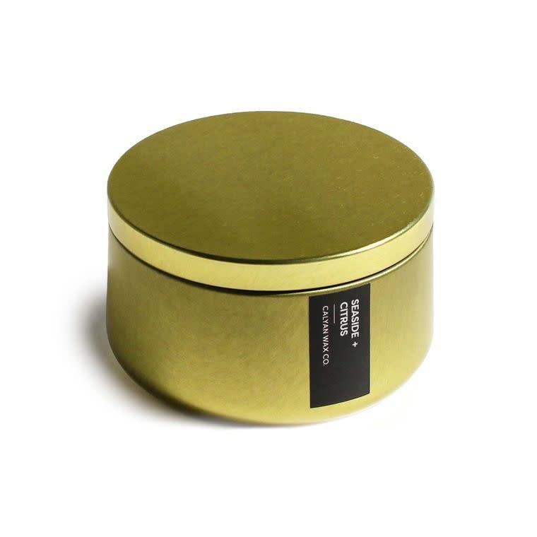 Seaside/Citrus - Metal Tin Soy Candle