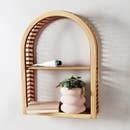 Alana Rattan Wall Shelf