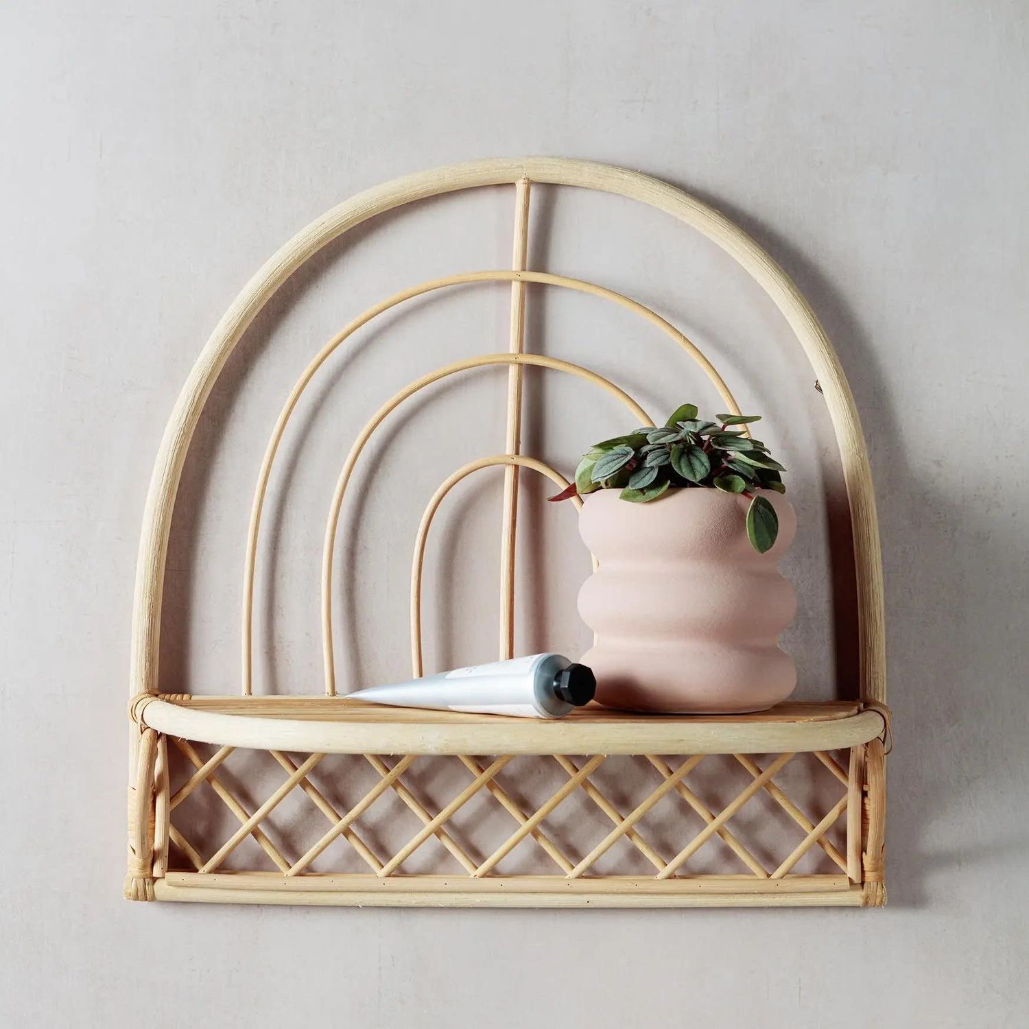 Soren Rattan Wall Shelf