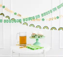 St. Patrick&#39;s Day Mini Banner Set