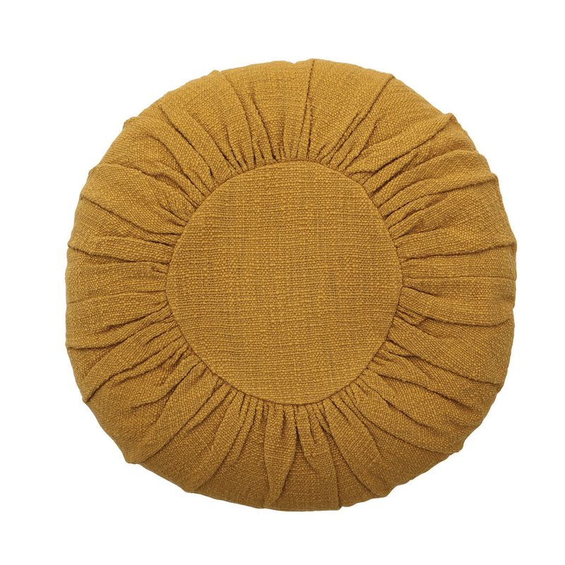 18&quot; Pillow with Gathered Design