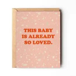 Baby So Loved - Sweet Welcome Baby Card